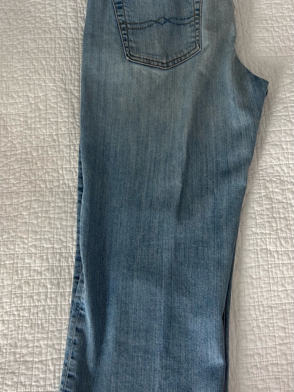 Women’s Lucky Brand Easy Rider Cropped Jeans-Light Wash - Picture 6 of 6